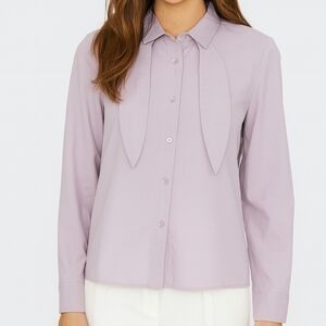 Love Bonito Tie Front Button Down Long Sleeve Shirt - NEW, Size Medium & X Large